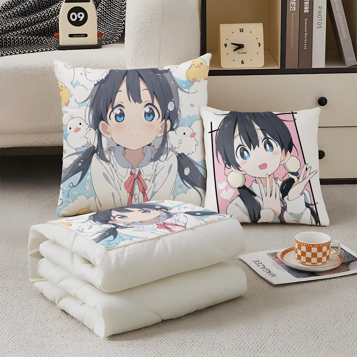 玉子爱情故事抱枕超软两用多功能空调被办公抱枕被子二合一被子,居家布艺,抱枕被,淘宝优惠券,粉丝福利购,淘宝优惠卷