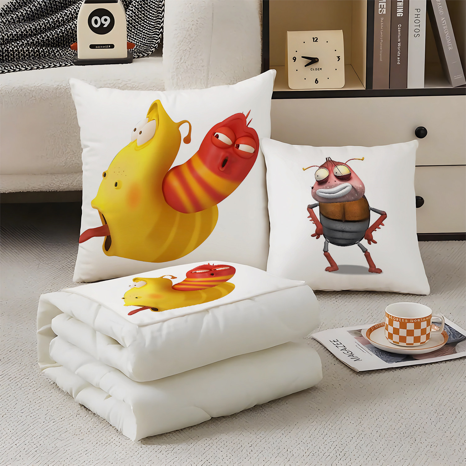 爆笑虫子抱枕超软两用多功能空调被办公抱枕被子二合一被子,居家布艺,抱枕被,淘宝优惠券,粉丝福利购,淘宝优惠卷