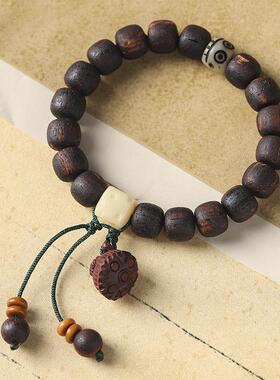 【暗香浮尘】小叶降真香手腕留香气质森系仙气女穗子莲蓬手链