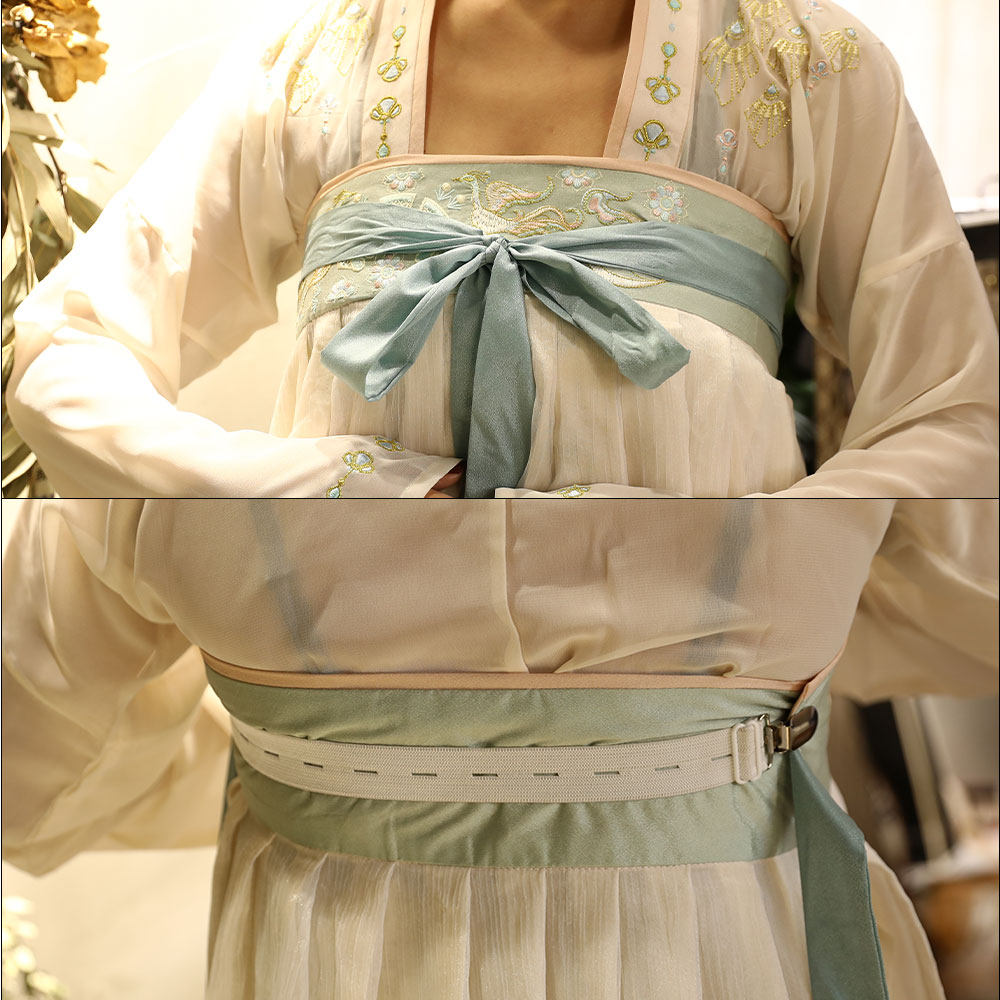 汉服防掉神器齐胸襦裙一片式两片