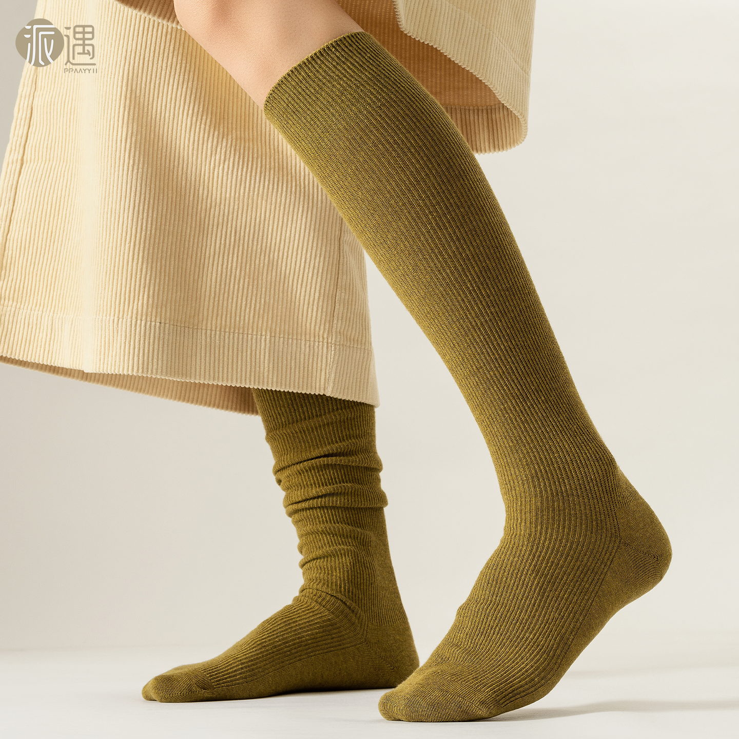 日系复古堆堆小腿袜百搭显瘦