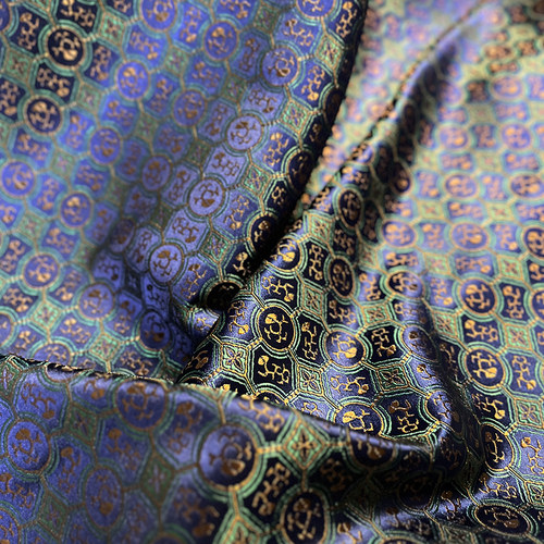 高档宋锦织锦缎古风汉服面料