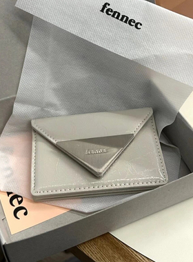 卡包女款2024新款韩国fennec小众设计感钱包女真皮定制高级卡片包