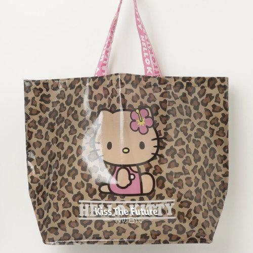 Sanrio/三丽鸥日本正品代购豹纹kitty超大鱼皮袋单肩包库洛米