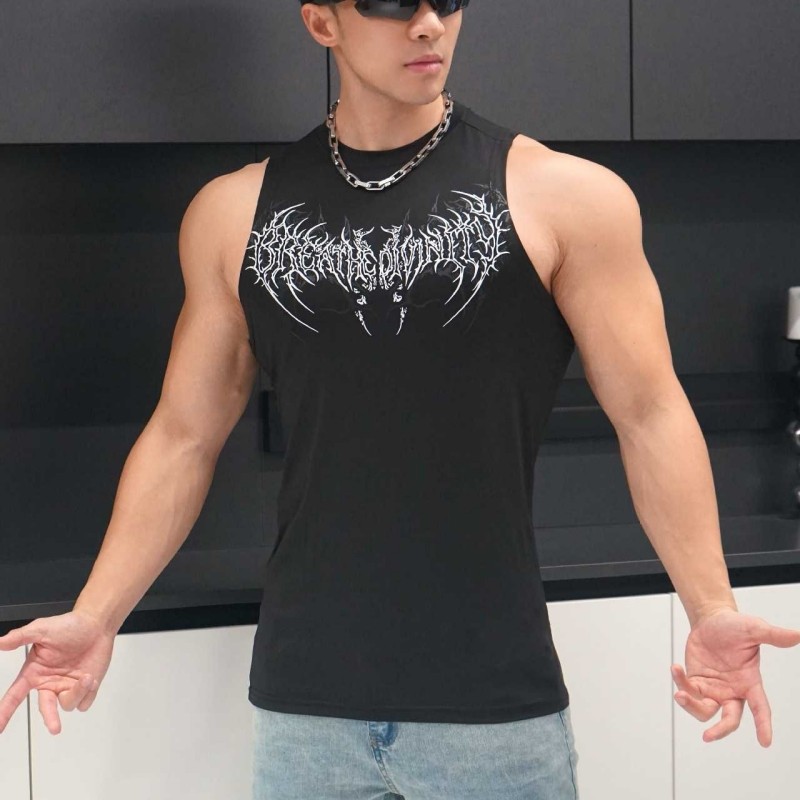 健身无袖t恤男运动速干坎肩背心紧身显肌肉训练服跑步上衣新款潮,运动服/休闲服装,运动背心,淘宝优惠券,粉丝福利购,淘宝优惠卷