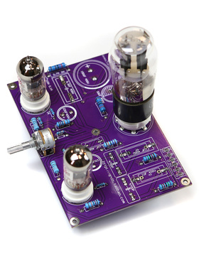 KSL-M7胆前级电路 12AY7/12AT7电子管前置放大板 胆整流