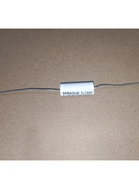 630V104J 薄膜电容 SPRAGUE思碧 轴向电容 10x25mm 0.1uF长脚白色