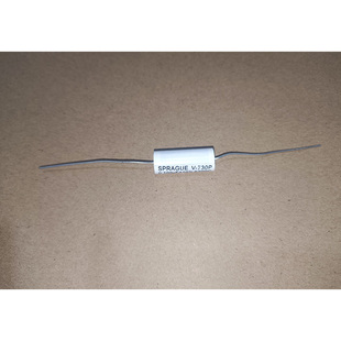 轴向电容 630V104J 薄膜电容 SPRAGUE思碧 0.1uF长脚白色 10x25mm