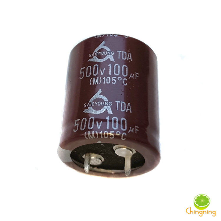 450V100UF电解电容25*30三莹