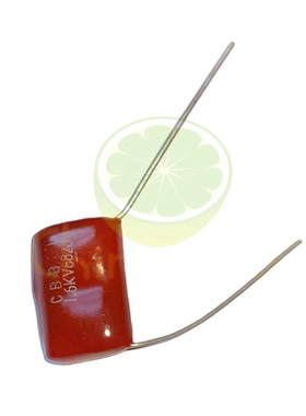 1600V682J CBB21电容 脚距15mm 1.6KV 6.8nF 棕色