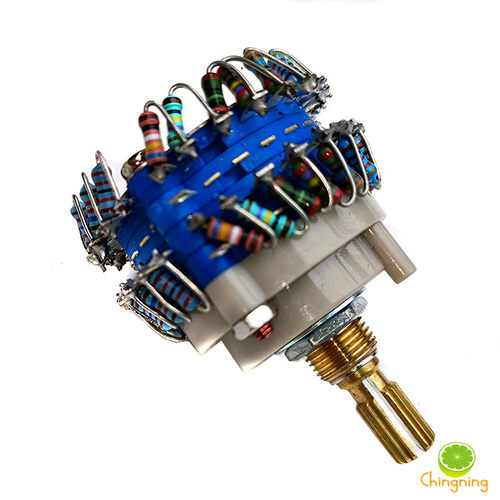 100K50K双联24档步进电位器