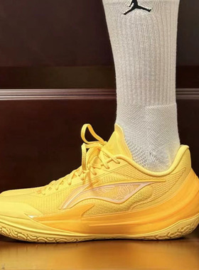 李宁LiNing 利刃5V2波光聚核芯科技低帮篮球鞋男款白蓝ABAV059