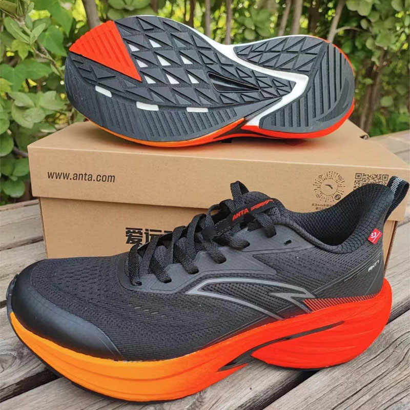 安踏火箭7氮科技防滑耐磨竞速跑步鞋男鞋缓震运动休闲鞋112545581