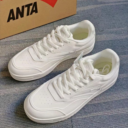 安踏2025新款潮流小白鞋