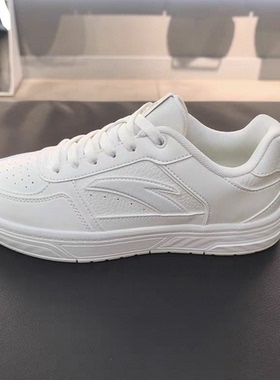 安踏百川男板鞋运动休闲鞋潮流百搭小白鞋休闲板鞋112538010