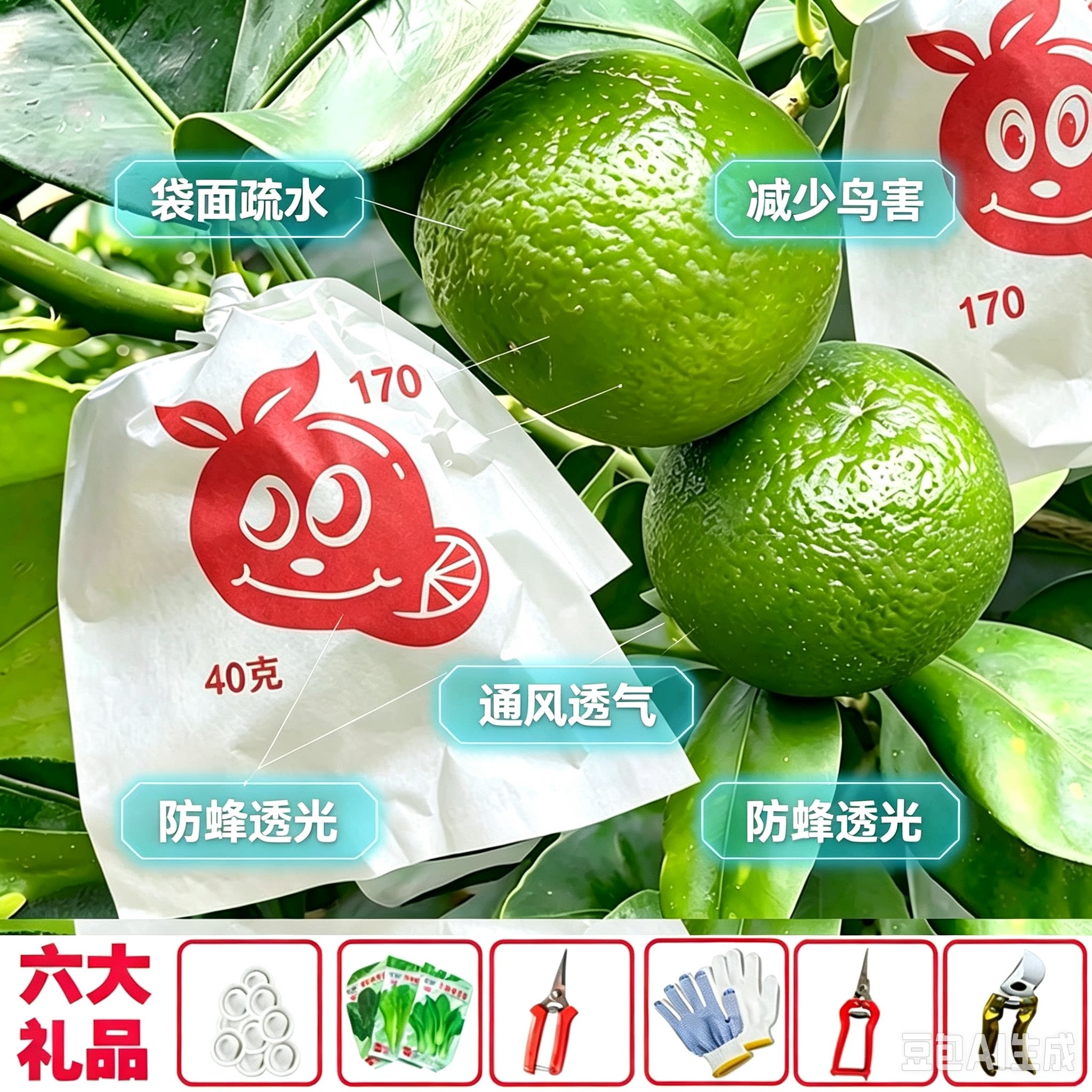 粑粑柑爱媛沃柑橙子柑橘水果套袋