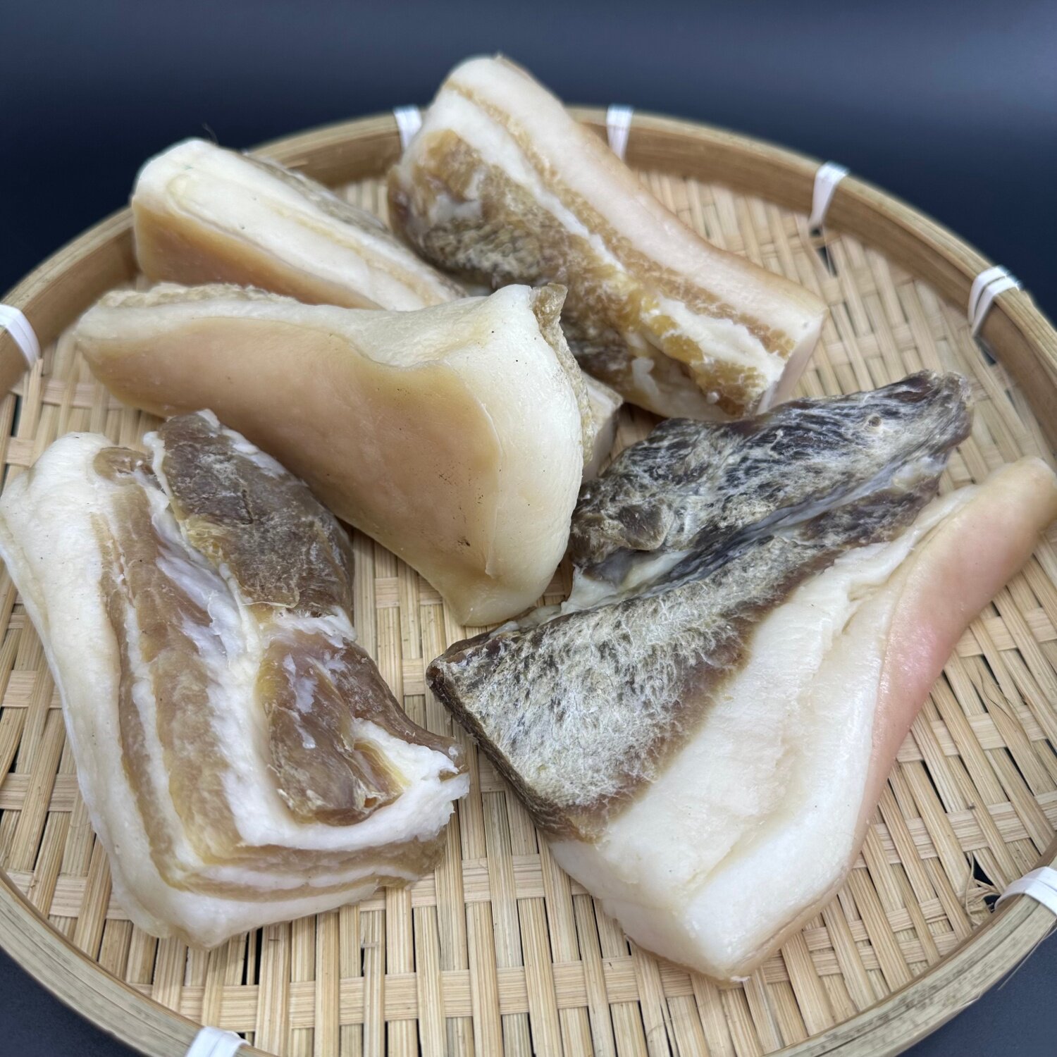 肥腊肉安徽六安霍山农家手工腌制咸肥肉风干咸肉腊肉腊排骨晒干肉