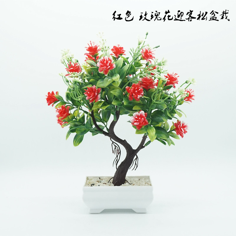仿真绿植假花玫瑰盆栽家居装饰品窗台搁板客厅电视酒柜创意小摆件|ruв категории Домашний быт, украшения - от Buy2taobao.com для оказания профессиональной услуги покупки агента Taobao