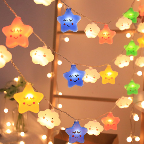 飞星月露营摆摊氛围灯儿童帐篷