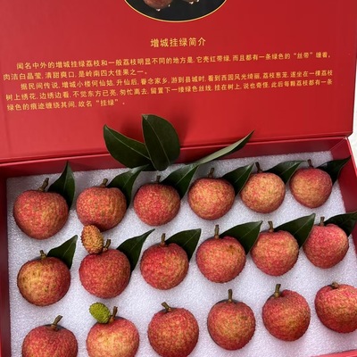 【顺丰空运】正宗增城挂绿荔枝之王高端定制级送礼当季水果孕妇