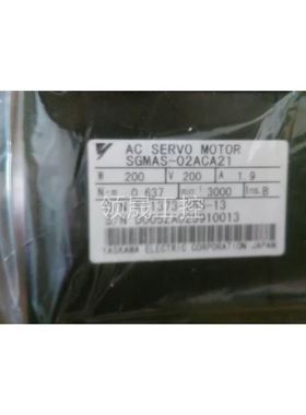 原S装安川伺服电安川机GAS-02ACAM21现 欢迎询货