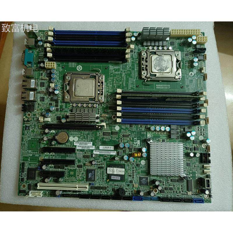 非实 泰安 TYAN S7010 1366 服务器主板 配CPU 内存 实物图