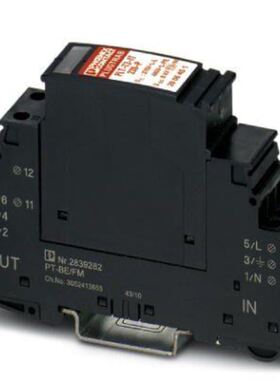 【致富机电】 菲尼克斯浪涌保护器2817958防雷器 PT 2+1-S-48D