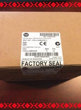 1762-L24BWAR AB PLC模块，1762-L24BWAR未 封