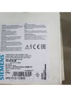 电机继电器 3RN1012/1011/1010-1CB00/2CB00/1CW00 3RN1022-1