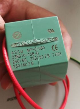 ASCO电磁阀线圈MP-C-080 238610-158-D 240/60