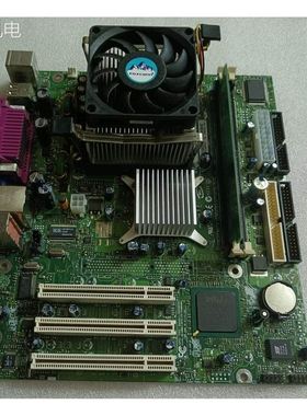 非实 英特尔 Intel D845EPI D845GVSR 集成主板 配CPU风扇