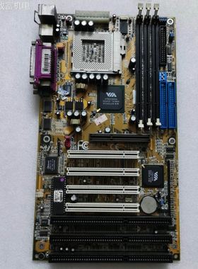 非实 DFI CA61 REV B1 370 3条ISA插槽 实物图 保修一