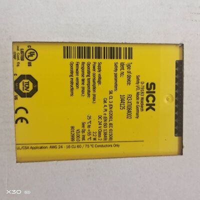 原装施克SICK安全继电器FX3-XTIO84002 FX3-XT1084002 104412