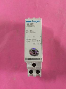 HAGER/海格ES220模块式交流接触器电磁继电器220VAC 239220