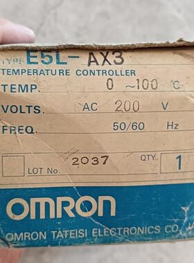 E5L-AX3 0-100℃,原装外盒稍旧