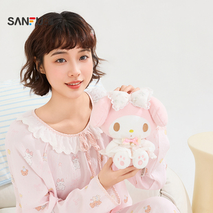 甜美可爱创意毛绒玩具玩偶852063 三福三丽鸥春风美美公仔8寸