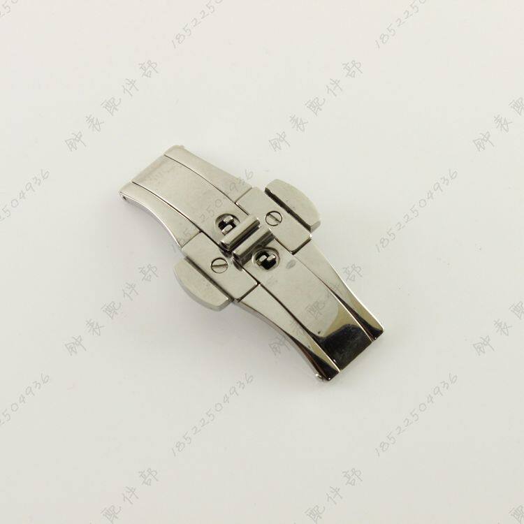 ebell依柏钨钢手表带蝴蝶扣eb621m男锁扣eb628m按扣蝴蝶表扣650m