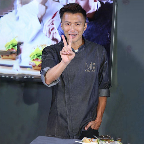 贵王者厨师工作服餐饮厨师服套装