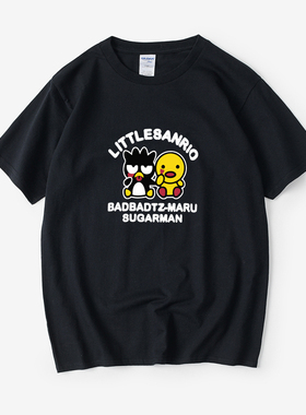 26新款卡通短袖BadBadtz-maru动漫T恤打底衫三丽鸥Ariseism潮流