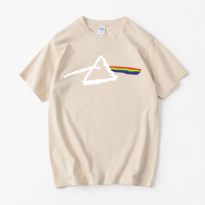 平克弗洛伊德 Pink floyd Dark side of the moonT恤短袖圆领夏季