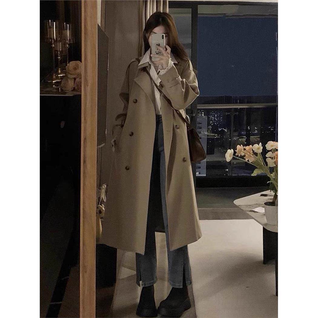赫本风大衣女秋冬2025新