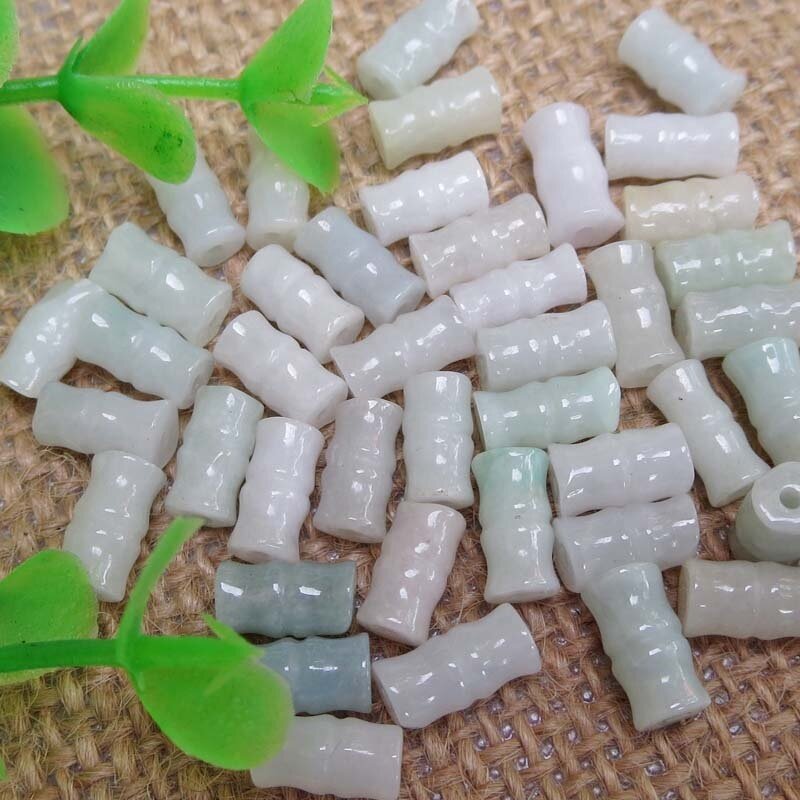 diy天然竹节毛衣链散珠