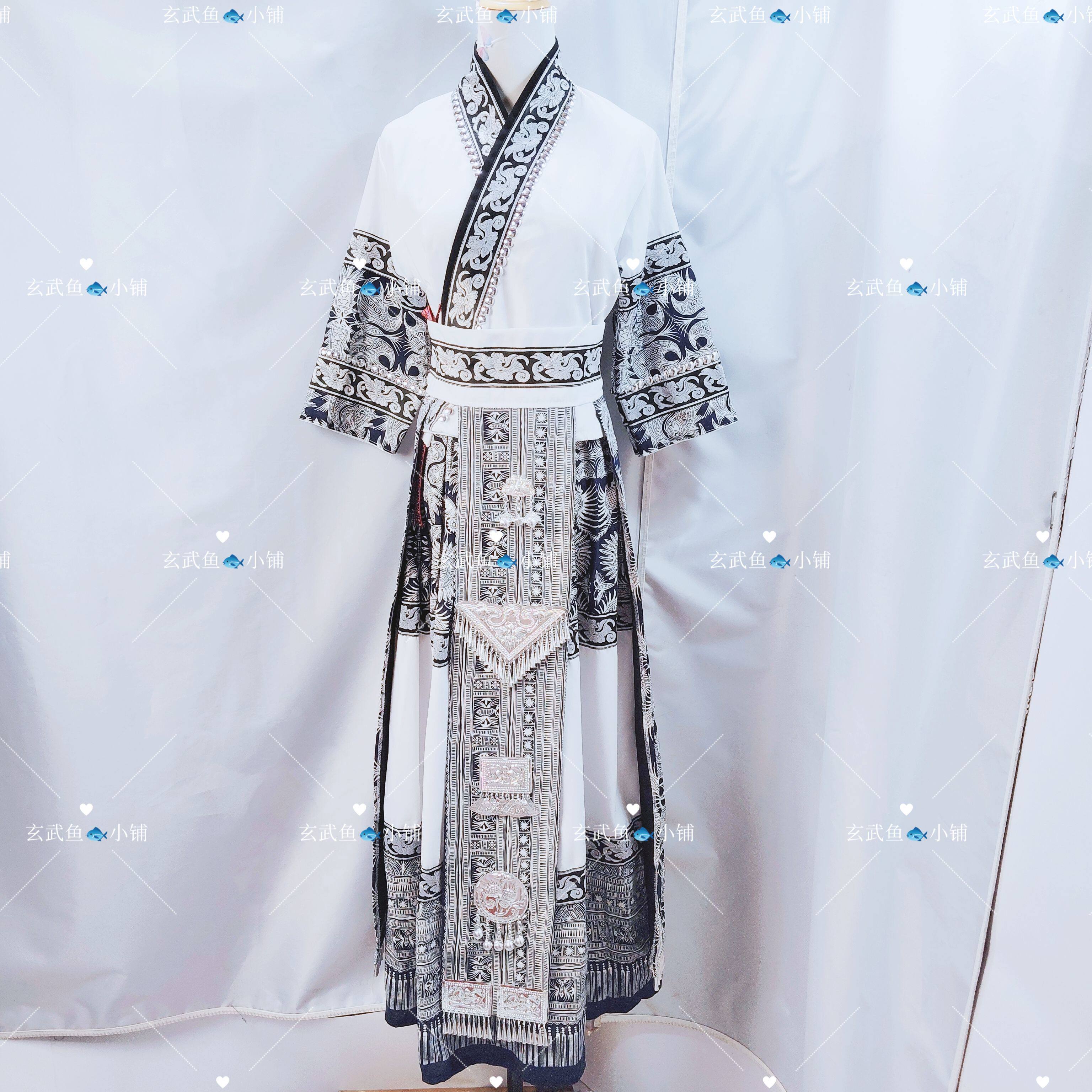 新款苗疆少女蜡染苗族服装闺蜜套装服饰少数民族服装旅拍写真服饰