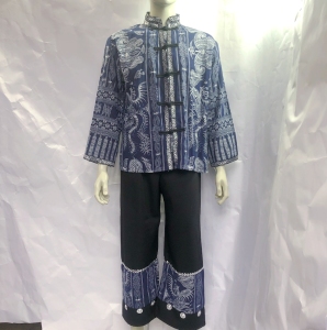 写真情侣新款蜡染苗族服装