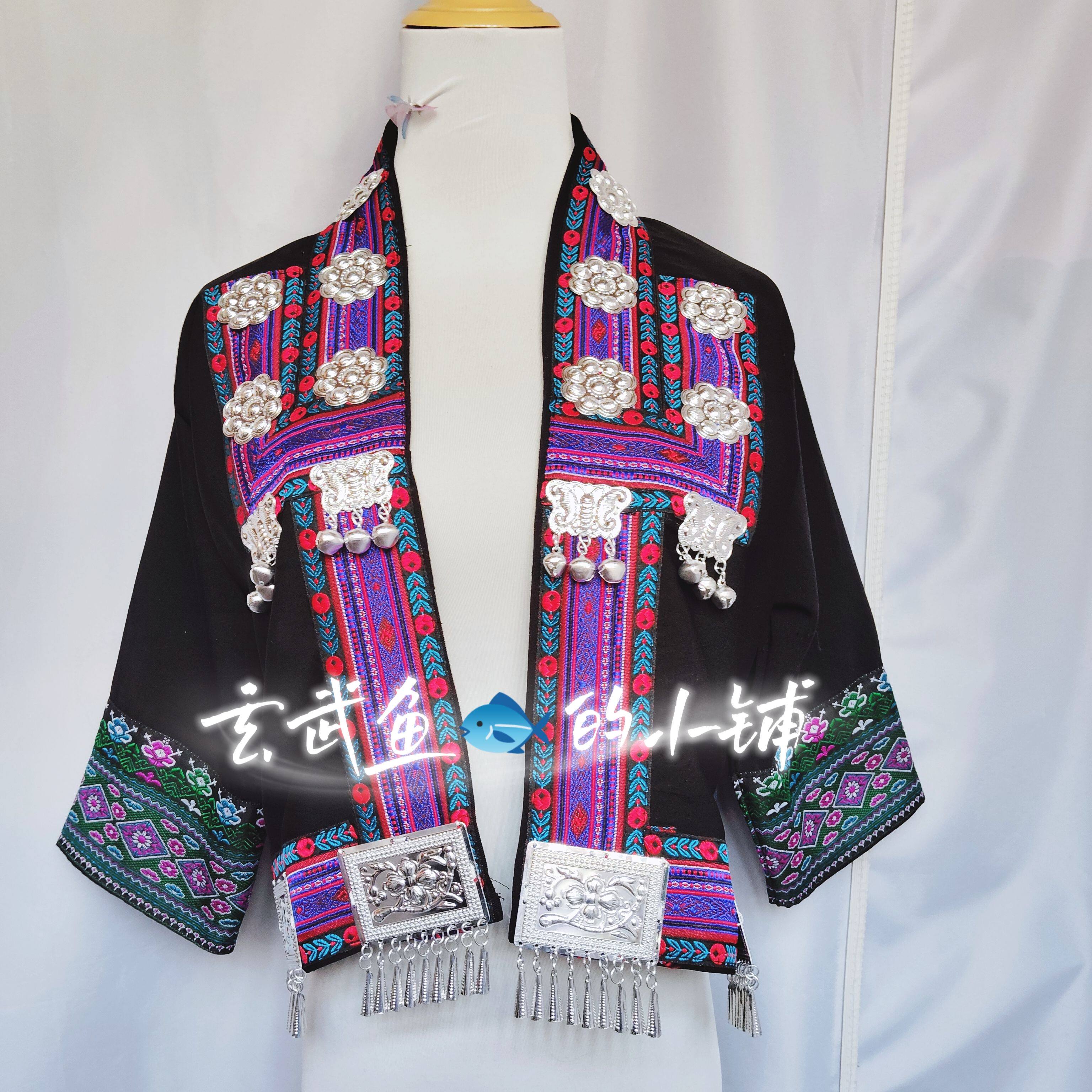 新款苗族刺绣小外套爆款霸气苗疆少数民族服旅拍摄影服饰写真上衣