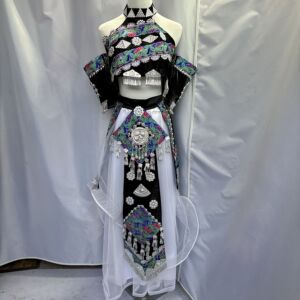 成人少数民族服装演出服礼服模特走秀苗族服饰土家族苗疆风旅拍服