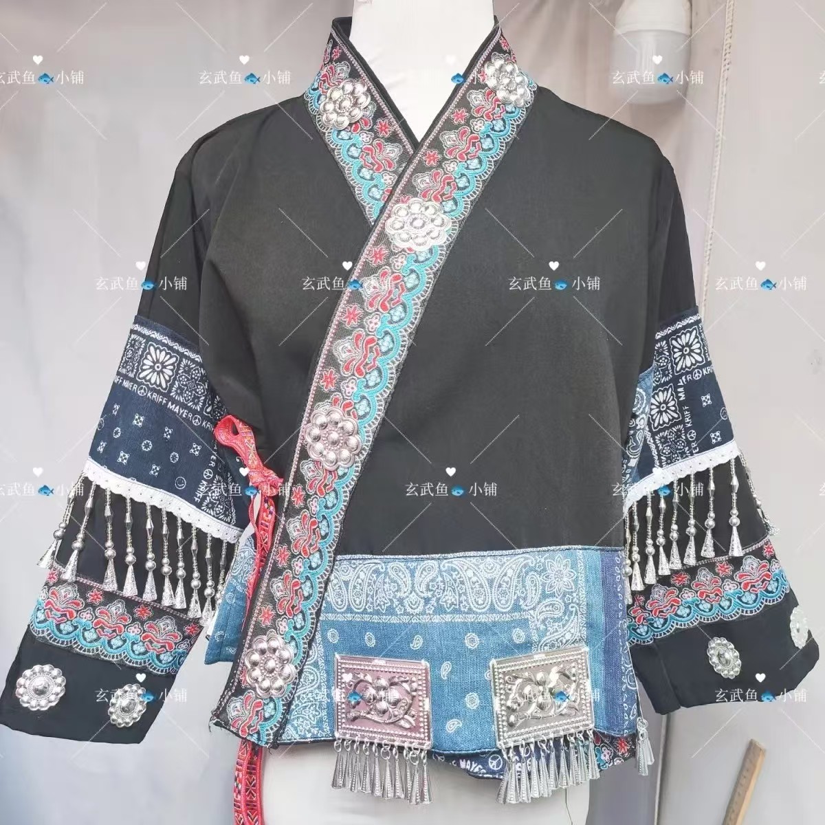 苗族服装外套少数民族旅拍苗疆少女土家族爆款舞台演出写真服上衣