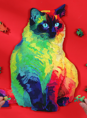herding cat彩虹猫猫咪拼图puzzle 成人解闷地狱级难度异形贤宝宝