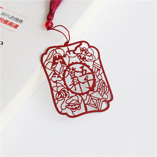 「五子登科」中国风古风古典腰牌精密金属Cosplay展会创意书签