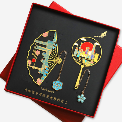 上海东方明珠景区金属书签